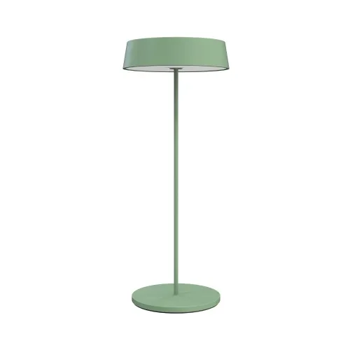 Lampada da tavolo ricaricabile 5,5 W 220 lm in alluminio paralume ad aggancio magnetico 2700 K verde