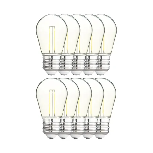 Lampadina E27 a filamento luce caldo 2 W a bassa luminosità 190 lm per ghirlande luminose LED 10pz/pac