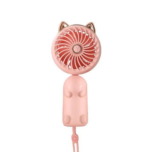 Mini ventilatore 2 W pieghevole cat style 3 velocità autonomia 2,5 ore