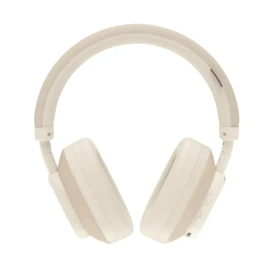 BT 5.4 sobre la oreja 40 mW auriculares de audio súper bass reflex color blanc