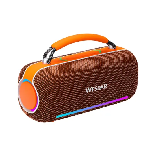 Enceinte Bluetooth 5.4, éclairage LED RGB 2 x 30 W