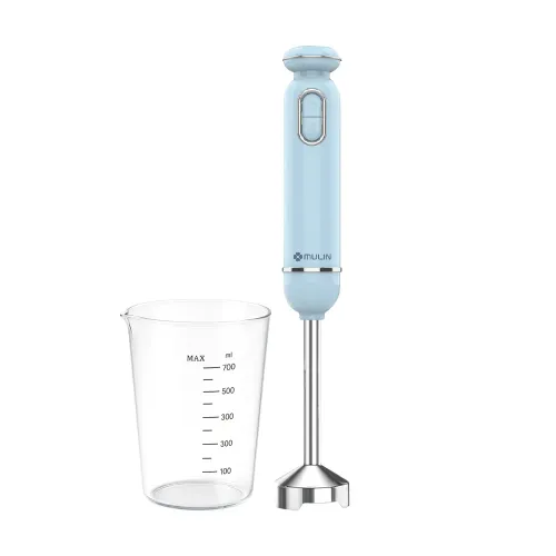 Frullatore a immersione set 2 in 1 600 W blu