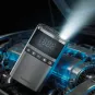 Compressore d’Aria Portatile Digitale Multifunzione 150 PSI con Power Bank e Torcia LED