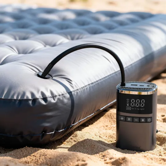 Compressore d’Aria Portatile Digitale Multifunzione 150 PSI con Power Bank e Torcia LED