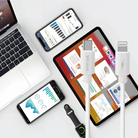 TYPE-C/Lightning Charging Cable 27W 1.5 m