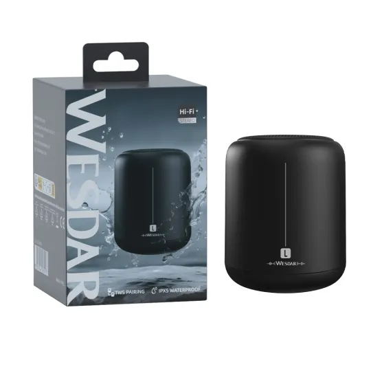 Altavoz Bluetooth 5.3 Portátil 5W con Batería 1200mAh y Carga Type C
