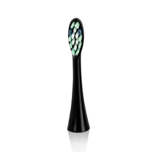 Têtes de brosse de rechange pour brosse à dents électrique, lot de 4 - Noir