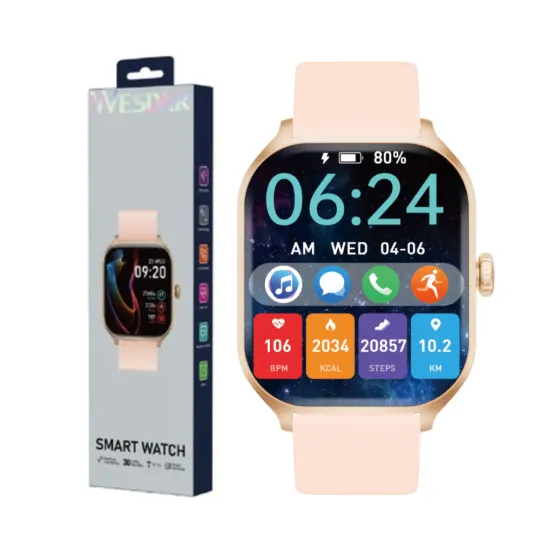 Smartwatch BT 5.3 Écran AMOLED Autonomie en veille 30 jours