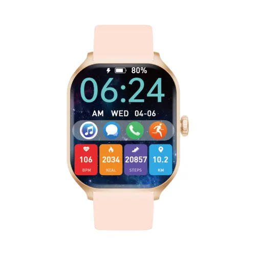 Smartwatch BT 5.3 Écran AMOLED Autonomie en veille 30 jours
