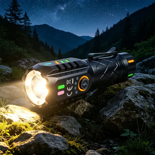 Linterna LED recargable