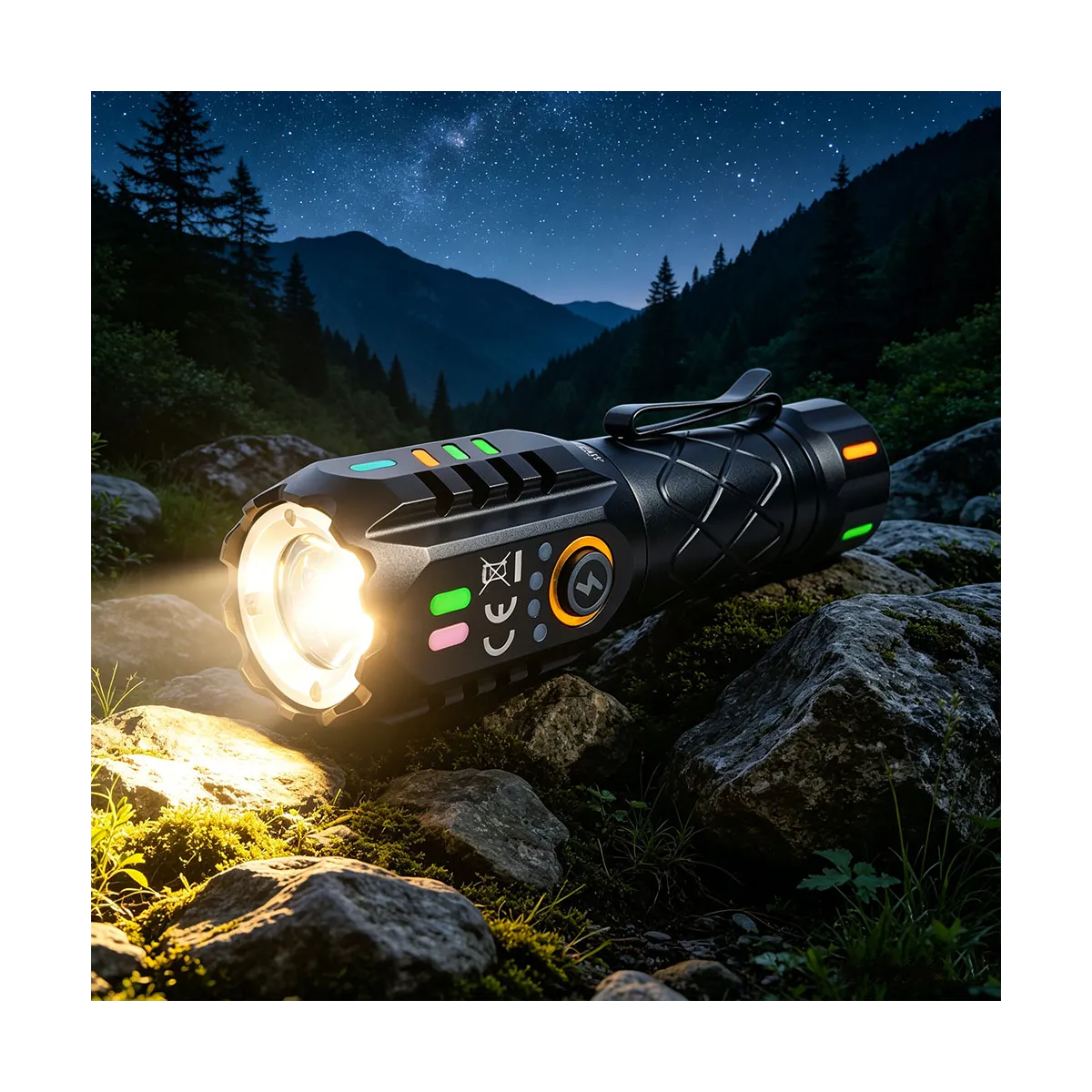 Linterna LED recargable