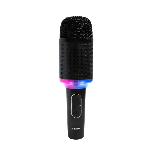 Microphone sans fil avec haut-parleur intégré et Bluetooth