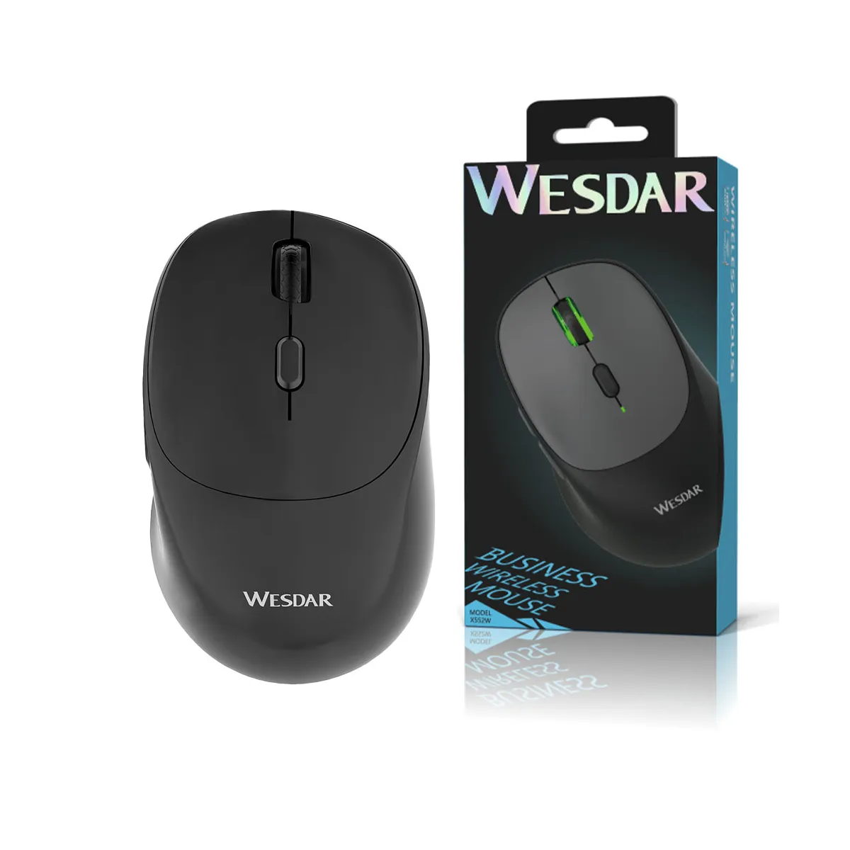 Ratón Inalámbrico Bluetooth RGB Recargable 1600 DPI 6 Botones Type C