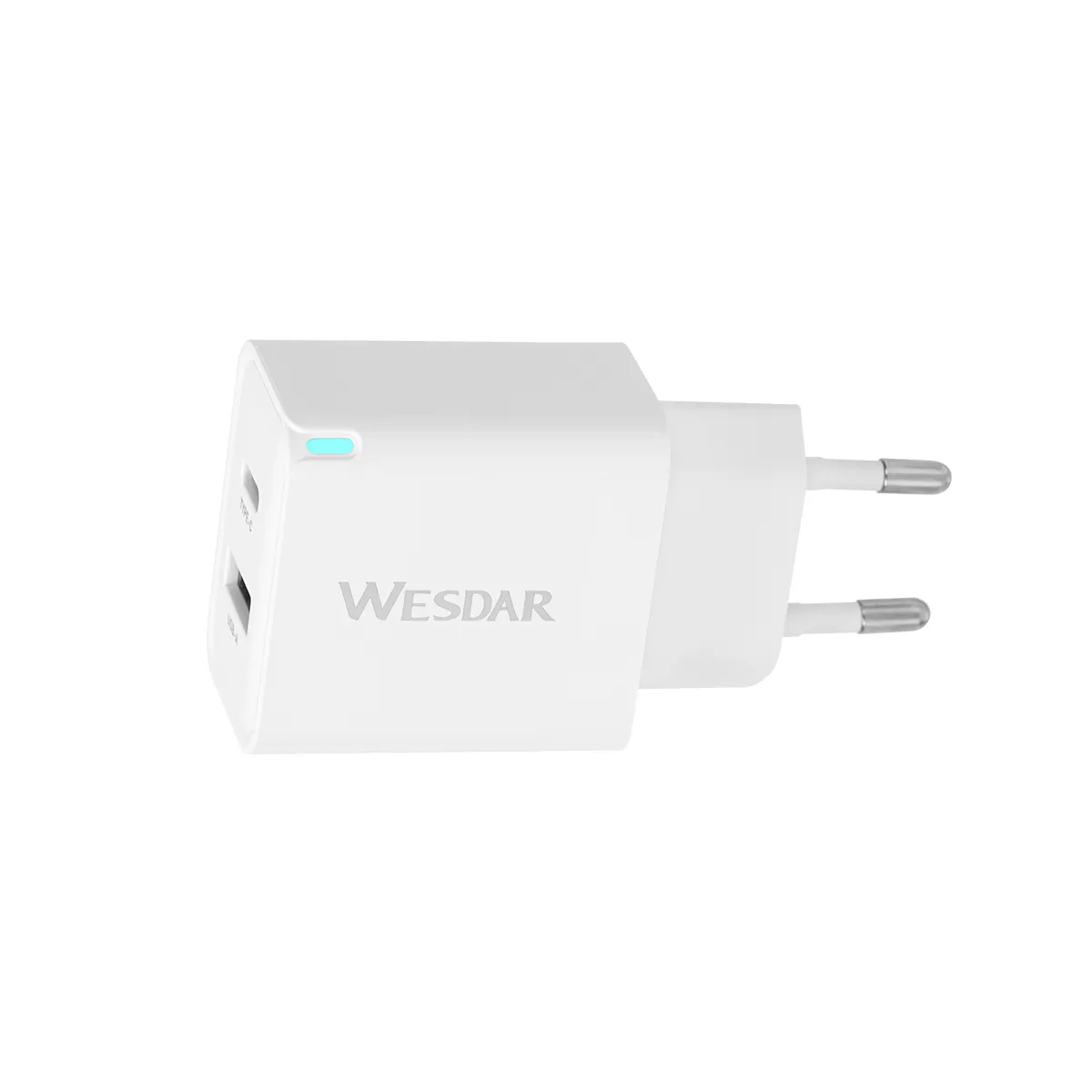 30W Type-C and USB-A Dual Port Fast Charger