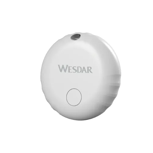 White Bluetooth Anti-Loss Tracker Compatible with Apple Find My