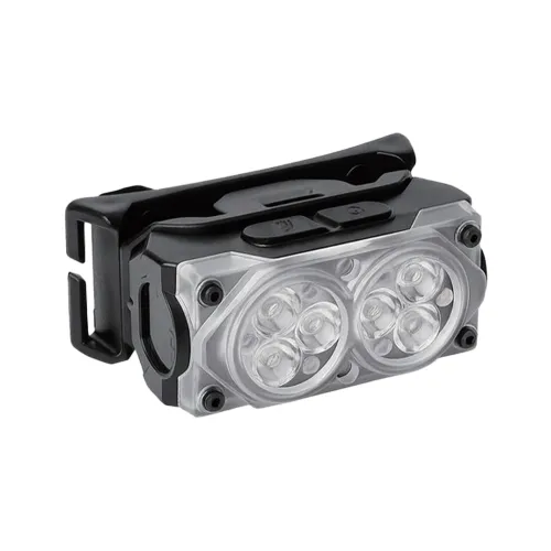 Lampada frontale LED ricaricabile con sensore magnete e indicatore batteria 400 lumen