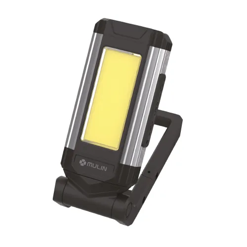 Lampada da Lavoro LED COB Ricaricabile con Magnete e Gancio Rotante 360°